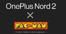 Aconsegueix un mòbil OnePlus Nord 2 x PAC-MAN jugant al Pacman