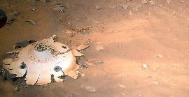 Ja tenim escombraries en Mart: Ingenuity mostra imatges d'un “platet volador” destruït
