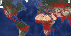 La NASA ofereix un mapa amb els incendis forestals de tot el món
