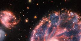 El telescopi James Webb captura una espectacular imatge de la galàxia Roda de Carro