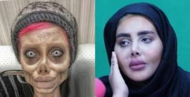 L'Angelina Jolie Zombie mostra el seu rostre real per primera vegada després de sortir de presó a l'Iran