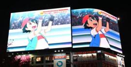 Shibuya va paralitzar la seva activitat per celebrar l'èxit d'Ash com a campió de Pokémon