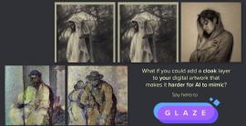 Vols evitar que una intel·ligència artificial copiï el teu art? Prova Glaze